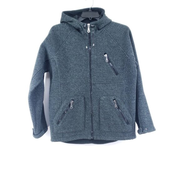 Icewear Mens Medium Wool Blend Insulated Hooded Jacket With Zipper Pockets - Picture 1 of 7